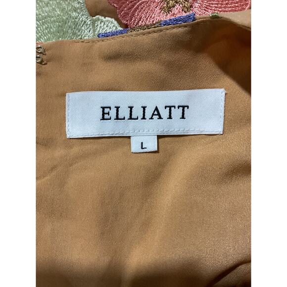 Elliatt 'Rosalind' Beige Polyamide Dress Size L - Picture 4 of 6